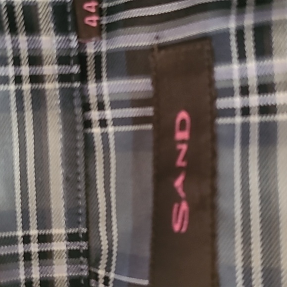 Men's Sand XL long sleeve dress shirt - Picture 5 of 5